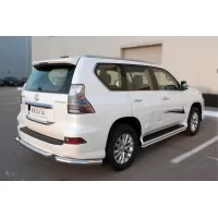 Защита задняя уголки 76 мм для Lexus GX460 2014-2019