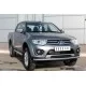 Пороги труба 76 мм вариант 1 для Mitsubishi L200 2014-2015 артикул MLT-0020381