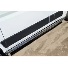 Пороги труба 57 мм вариант 2 для Peugeot Boxer 2006-2024