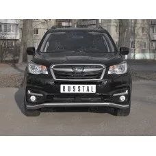 Защита переднего бампера 57 мм волна для Subaru Forester 2016-2018