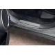 Накладки на пороги Russtal, шлифованные для Lexus NX 2014-2017 артикул LEXNX14-02
