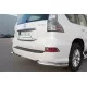 Защита задняя двойные уголки 76-42 мм для Lexus GX460 2014-2019 артикул LGXZ-001854