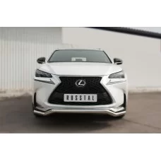 Защита переднего бампера волна 57 мм для Lexus NX-200/200t/300h 2014-2017