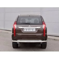 Защита заднего бампера 76 мм для Mitsubishi Pajero Sport 2016-2020