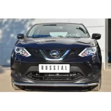 Защита переднего бампера 42 мм для Nissan Qashqai 2014-2024