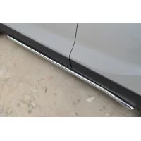 Пороги труба 42 мм вариант 1 для Opel Mokka 2012-2019