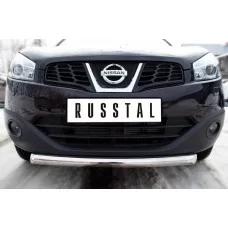 Защита переднего бампера 57 мм для Nissan Qashqai 2010-2014