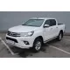 Пороги с площадкой нержавеющий лист 42 мм для Toyota Hilux 2015-2020 артикул THL-0021493
