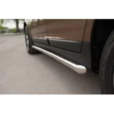 Пороги труба 57 мм вариант 1 для Volvo XC60 2008-2013
