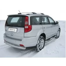 Защита заднего бампера 76 мм для Great Wall Hover H3 2010-2014