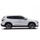Пороги с площадкой нержавеющий лист 42 мм для Hyundai Santa Fe 2021-2024 артикул HSFL-0036013