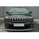 Защита переднего бампера 57 мм для Jeep Cherokee 2014-2018 артикул JCZ-001982