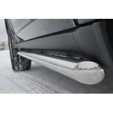 Пороги труба 57 мм вариант 1 для Jeep Grand Cherokee 2010-2013
