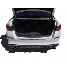 Накладка на задний бампер шлифованный с надписью для Kia Optima 2016-2018
