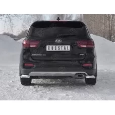 Защита задняя уголки 57 мм для Kia Sorento Prime 2018-2020