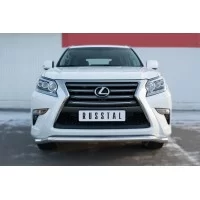 Защита переднего бампера волна 57 мм для Lexus GX460 2014-2019