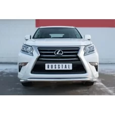 Защита переднего бампера волна 57 мм для Lexus GX460 2014-2019