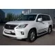 Защита передняя двойная 76-42 мм для Lexus LX-570 2012-2015 артикул LLXZ-000862