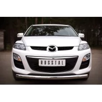 Защита переднего бампера 76 мм для Mazda CX-7 2010-2013