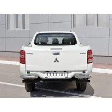 Защита задняя уголки 76 мм для Mitsubishi L200 2015-2019