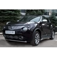 Защита штатных порогов 57 мм для Nissan Juke 2010-2018
