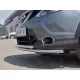 Защита передняя двойная 42-42 мм для Nissan Qashqai (СПБ) 2015-2019 артикул NQAZ-002306