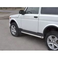 Пороги труба 57 мм вариант 1 для ВАЗ 4x4 Urban 2015-2021