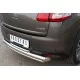 Защита заднего бампера двойная 76-42 мм для Peugeot 4008 2013-2017 артикул P48Z-000542