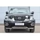 Защита передняя двойная с зубами 57-42 мм для Nissan Patrol 2014-2024 артикул PATZ-001731