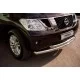 Защита передняя двойная 76-57 мм для Nissan Patrol 2010-2013 артикул PAZ-000788
