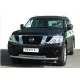 Защита передняя двойная 76-57 мм для Nissan Patrol 2010-2013 артикул PAZ-000788