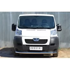 Защита переднего бампера 57 мм для Peugeot Boxer 2006-2024