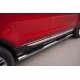 Пороги труба 76 мм с накладками вариант 3 для Land Rover Evoque 2011-2018 артикул REPT-0008053