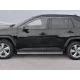 Пороги с площадкой нержавеющий лист 42 мм для Toyota RAV4 2019-2024 артикул TR4L-0033653