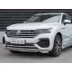 Защита передняя двойная 57-42 мм волна-дуга (кроме 2.0 TSI) для Volkswagen Touareg 2018-2024 артикул VWTZ-003058