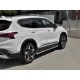Пороги труба 57 мм вариант 1 для Hyundai Santa Fe 2021-2024 артикул HSFT-003600
