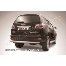 Защита заднего бампера 76 мм для Chevrolet TrailBlazer 2013-2018