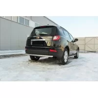 Защита заднего бампера 57 мм радиусная для Geely Emgrand X7 2016-2018