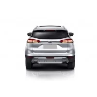 Защита заднего бампера 57 мм короткая для Geely Atlas 2018-2022