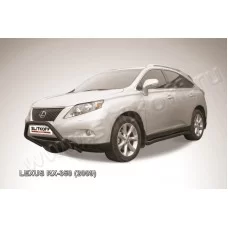 Кенгурятник 57 мм низкий мини чёрный для Lexus RX-270/350/450 2009-2012