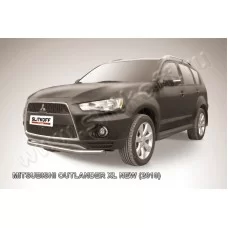Защита передняя двойная 57-42 мм для Mitsubishi Outlander 2006-2009