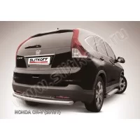 Защита заднего бампера 76 мм радиусная для Honda CR-V 2012-2015