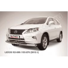 Защита переднего бампера 76 мм для Lexus RX-270/350/450 2012-2015