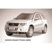 Кенгурятник 57 мм низкий для Suzuki Grand Vitara 3 двери 2008-2011