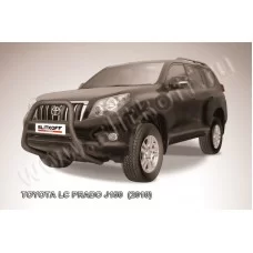 Кенгурятник 76 мм высокий чёрный для Toyota Land Cruiser Prado 150 2009-2013