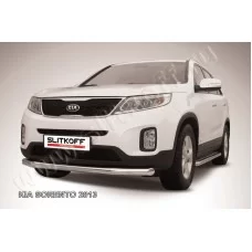 Защита переднего бампера 76 мм для Kia Sorento 2012-2015
