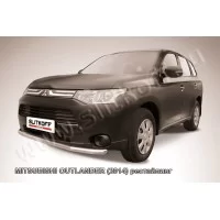 Защита переднего бампера 57 мм для Mitsubishi Outlander 2014-2015