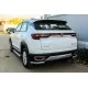 Защита задняя уголки 57 мм Black Edition для Changan CS35 Plus 2018-2024