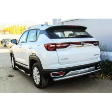 Защита заднего бампера 57 мм для Changan CS35 Plus 2018-2024