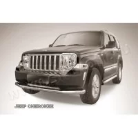 Защита переднего бампера 76 мм для Jeep Cherokee 2014-2018